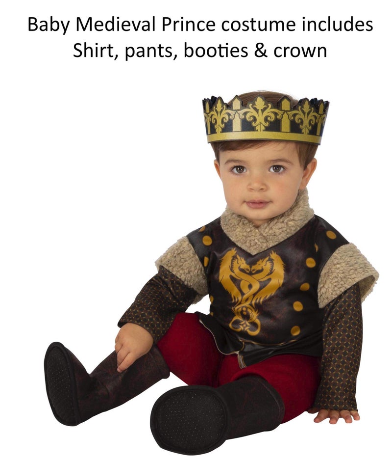 Rubies Medieval Prince Costume for Babies, Boy's Infant - Image 2